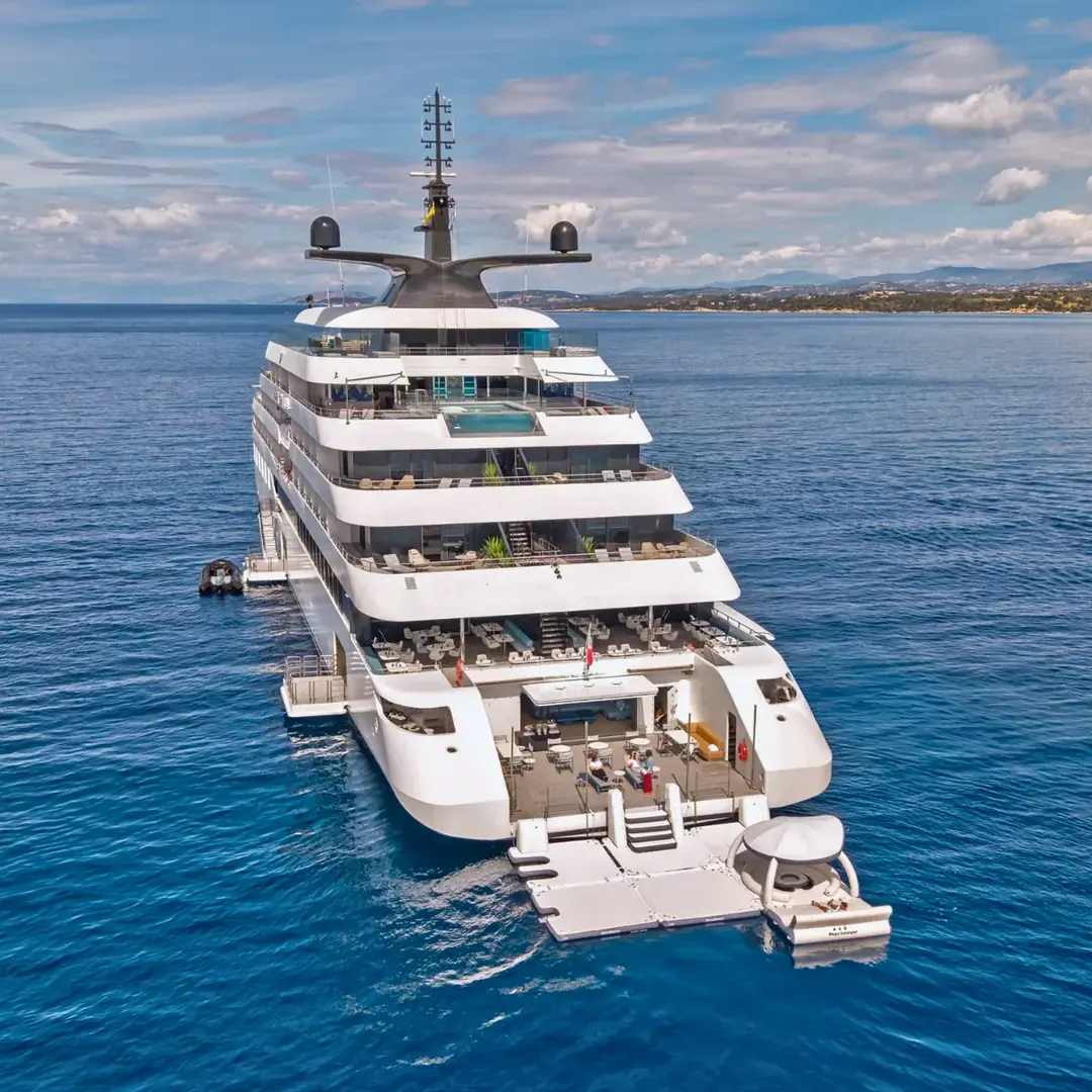Megayachts available for Solamoré private charter, up to 124 guests