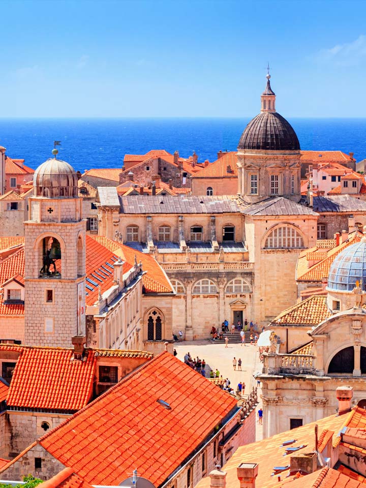Croatia coastline and sailing waters