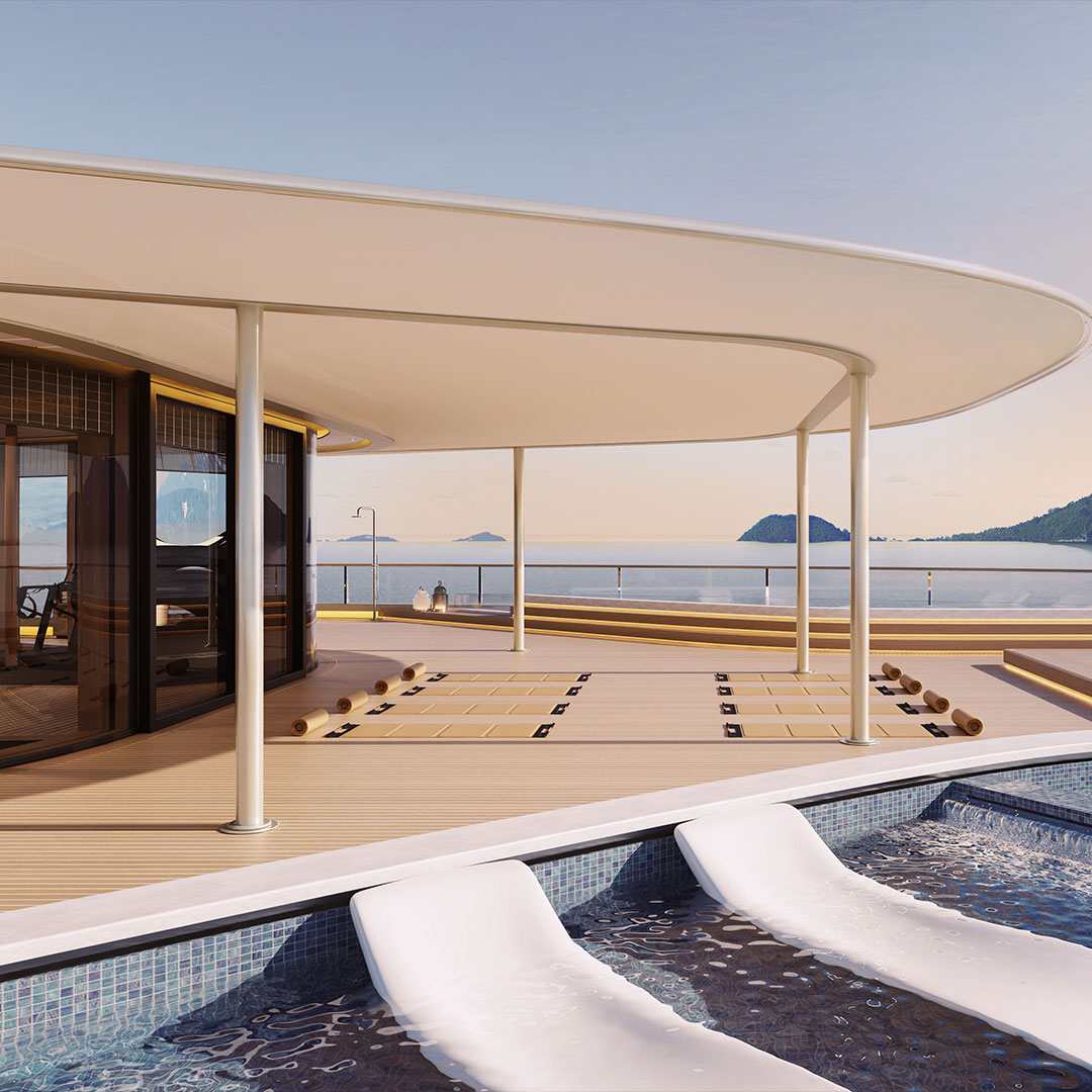 Megayachts available for Solamoré private charter, up to 125 guests